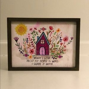 Natural life decorative plaque